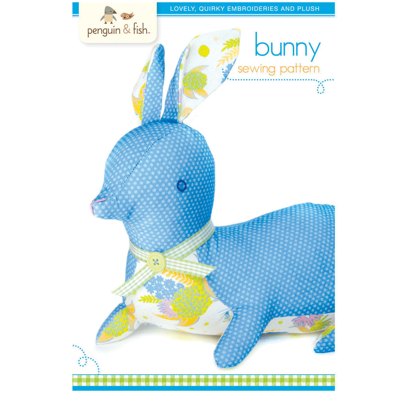 Bunny sewing pattern - physical pattern & booklet
