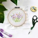 Crocus embroidery kit