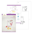 Cc Cat embroidery pattern - PDF