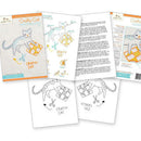 Crafty Cat embroidery pattern - iron-on