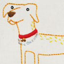 Dd dog embroidery pattern - iron-on