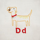 Dd Dog embroidery pattern - PDF