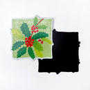 December Holly magnet