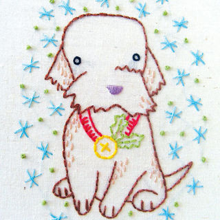 Holiday Friends embroidery pattern - PDF