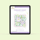 February Violet - PDF pattern