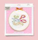 Fabric Scissors embroidery kit