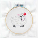 Sheep embroidery kit