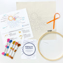 Feeling Good embroidery kit