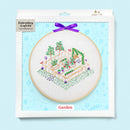 Garden embroidery kit