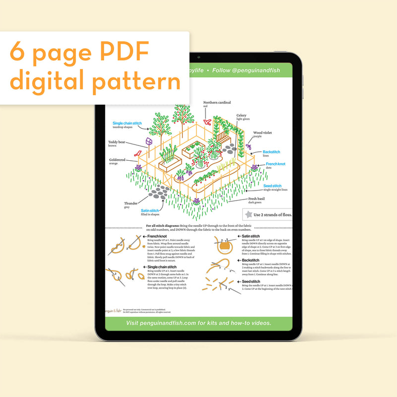 Garden - PDF pattern