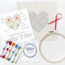 Granny Square embroidery kit
