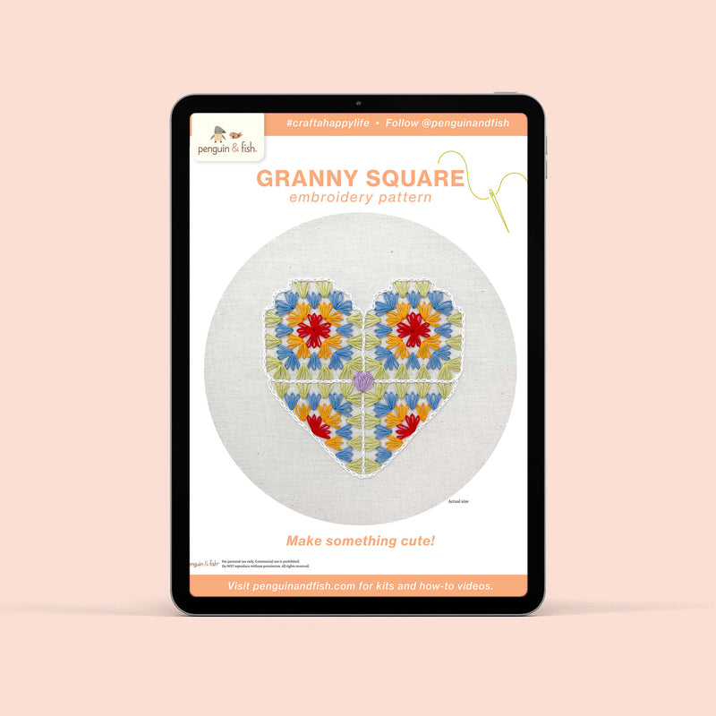 Granny Square - PDF pattern