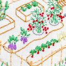 Garden embroidery kit