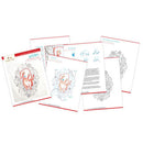 Golden puppy embroidery pattern - PDF