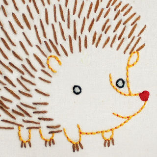 Hh Hedgehog embroidery pattern - PDF