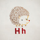 Hh Hedgehog embroidery pattern - PDF