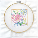 January Carnation embroidery kit