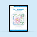 July Water Lily - PDF pattern
