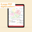 June Rose - PDF pattern