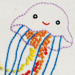 Jj Jellyfish embroidery pattern - PDF