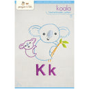 Kk Koala embroidery pattern - iron-on
