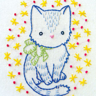Holiday Friends embroidery pattern - PDF