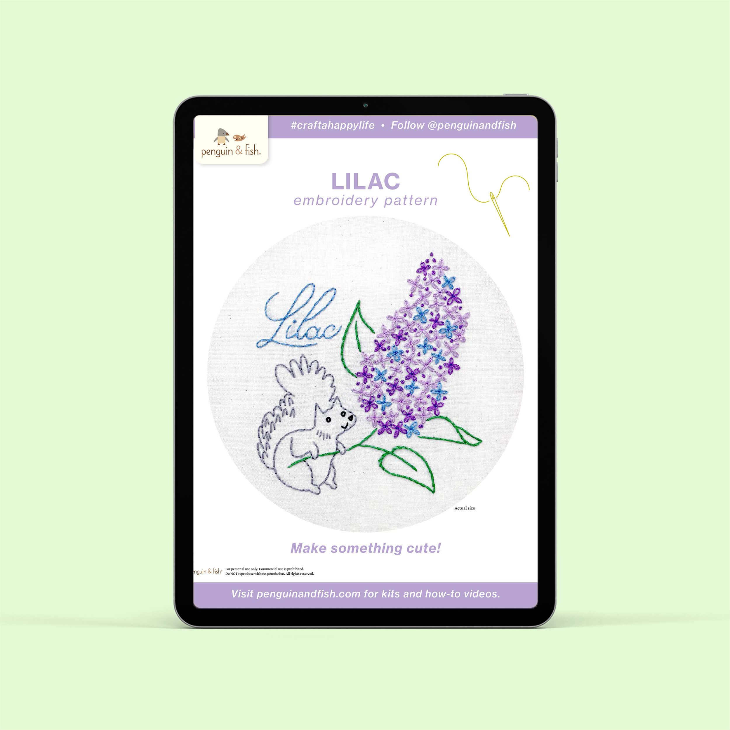 Lilac Flash Card.pdf Lilac - PDF pattern