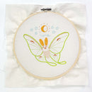 Luna Moth embroidery kit