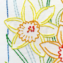 March Daffodil embroidery kit