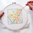 March Daffodil embroidery kit