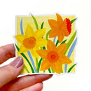 March Daffodil magnet