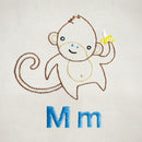 Mm Monkey embroidery pattern - PDF