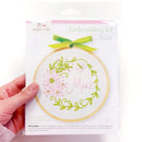 "Make" flower embroidery kit