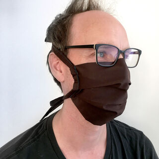 Turquoise blue face mask - filter included