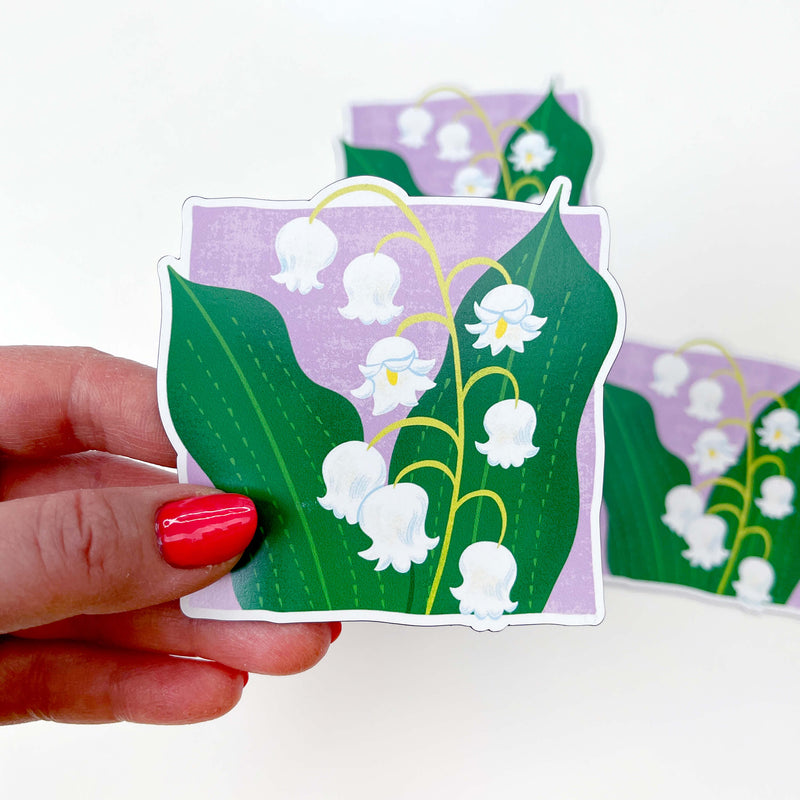 May Lily of the Valley magnet