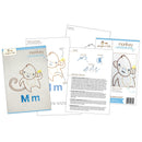 Mm Monkey embroidery pattern - iron-on