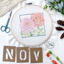 November Chrysanthemum - PDF pattern