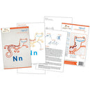 Nn Newt embroidery pattern - iron-on