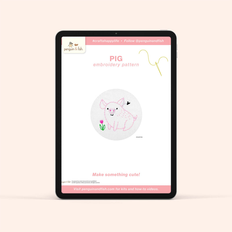 Pig - PDF pattern