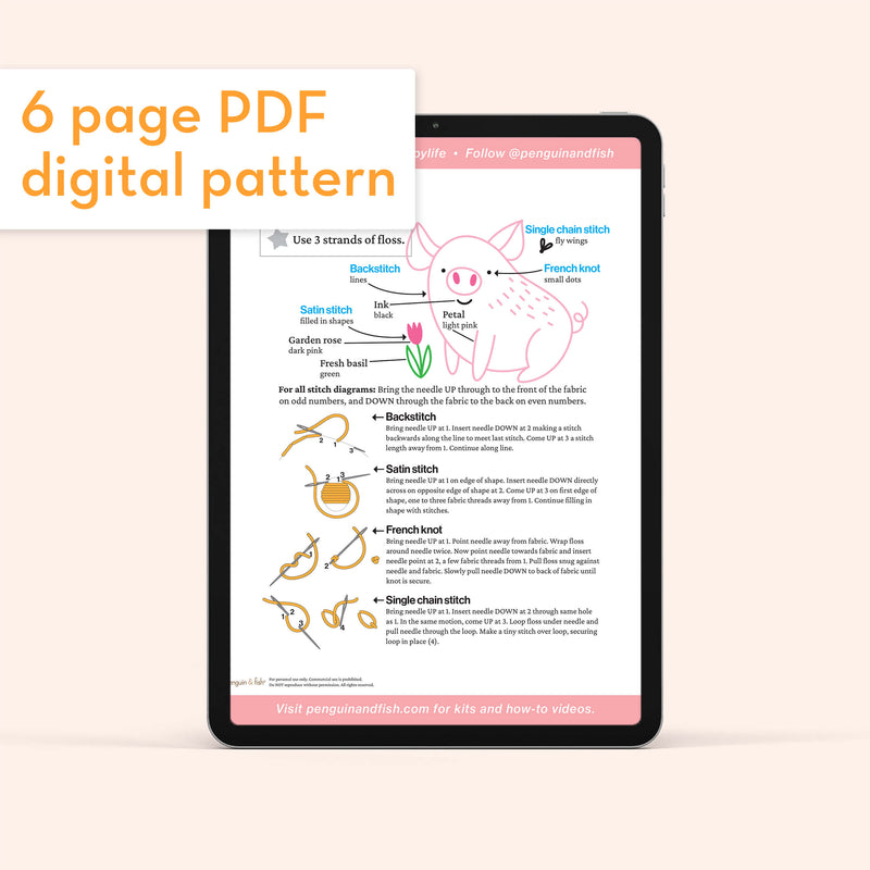 Pig - PDF pattern
