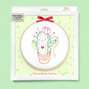 Pincushion Cactus embroidery kit