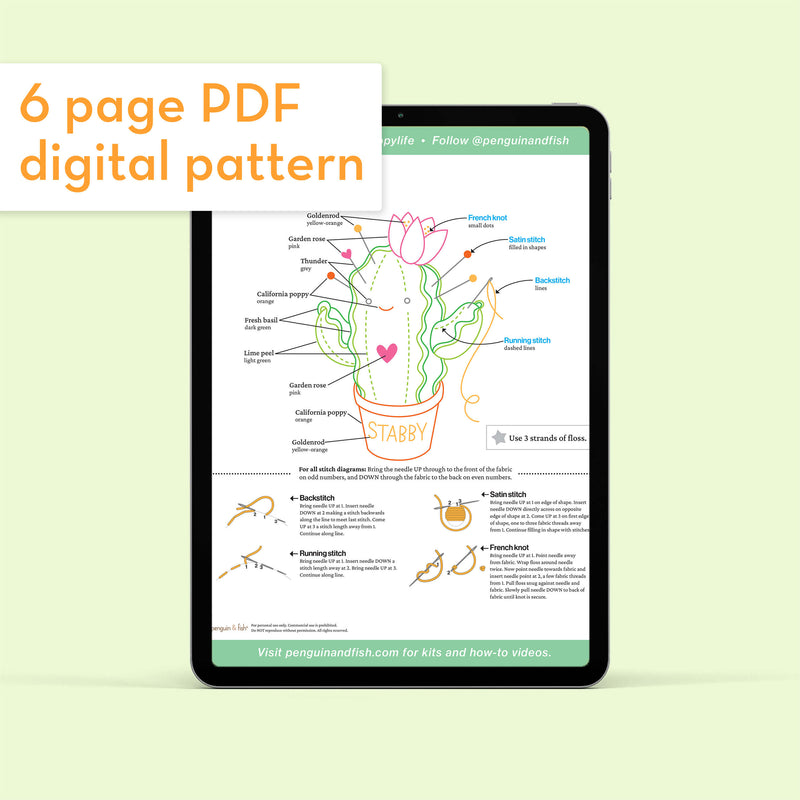 Pincushion Cactus - PDF pattern