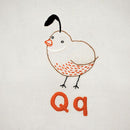 Qq Quail embroidery pattern - PDF