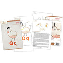 Qq Quail embroidery pattern - iron-on