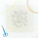 Raven embroidery kit