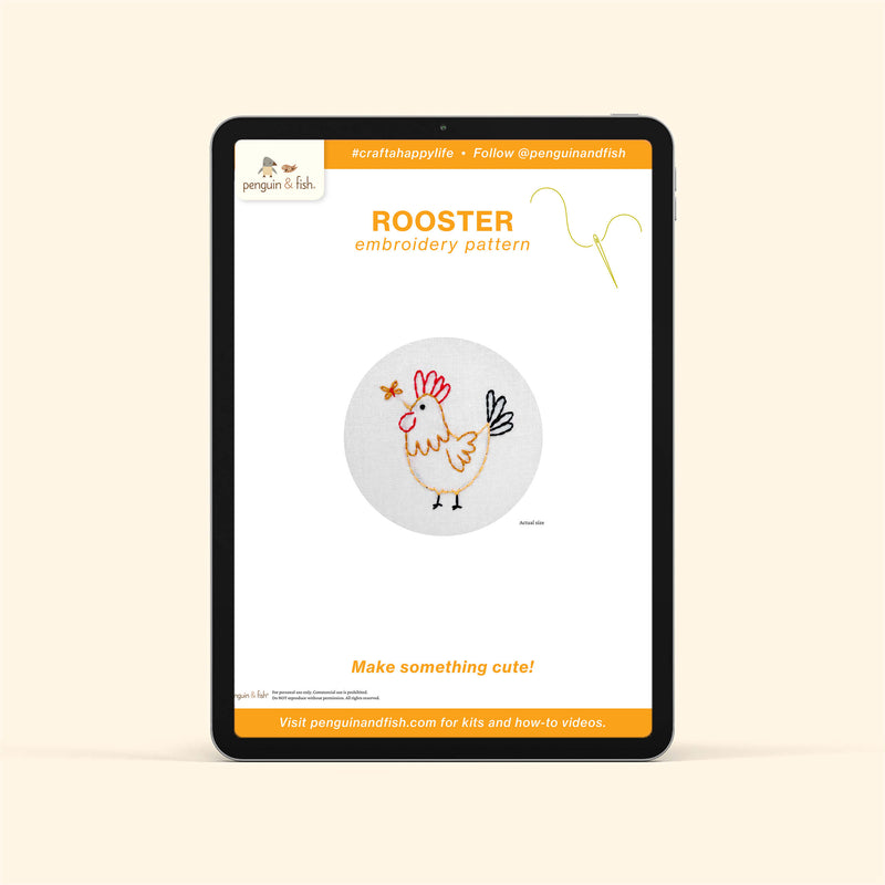 Rooster - PDF pattern