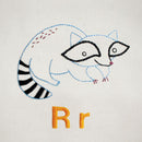 Rr Raccoon embroidery pattern - iron-on