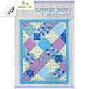 Summer Berry quilt sewing pattern - PDF