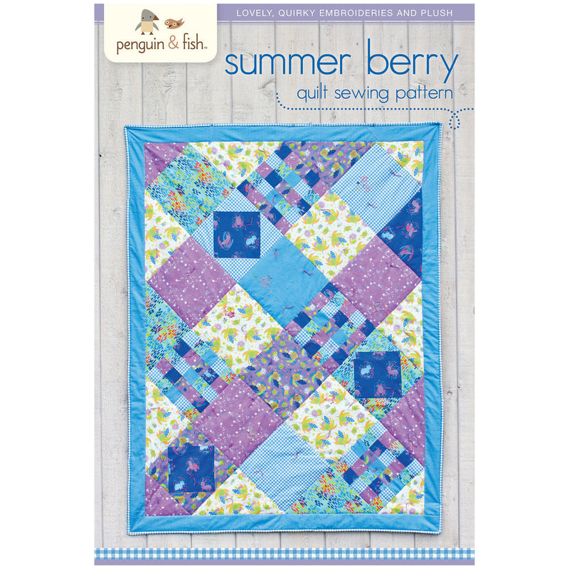 Summer Berry Quilt sewing pattern - physical pattern