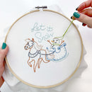 Sleigh Ride embroidery kit